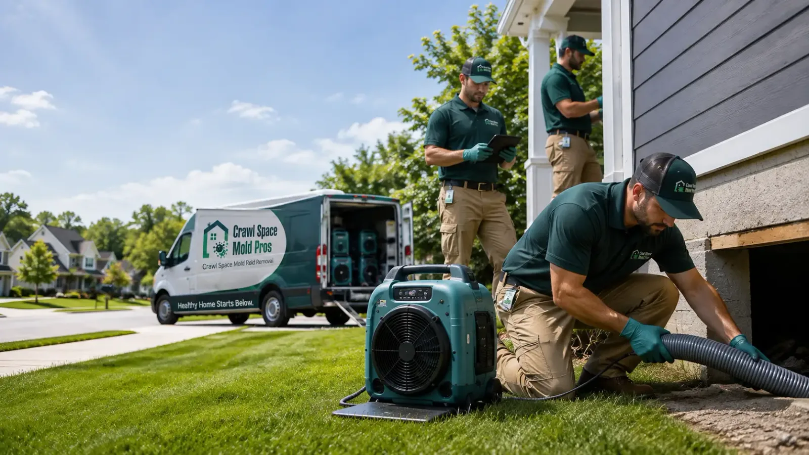 Crawl Space Mold Removal in Marengo, IL
